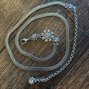 Brighton Silver Sling Belt